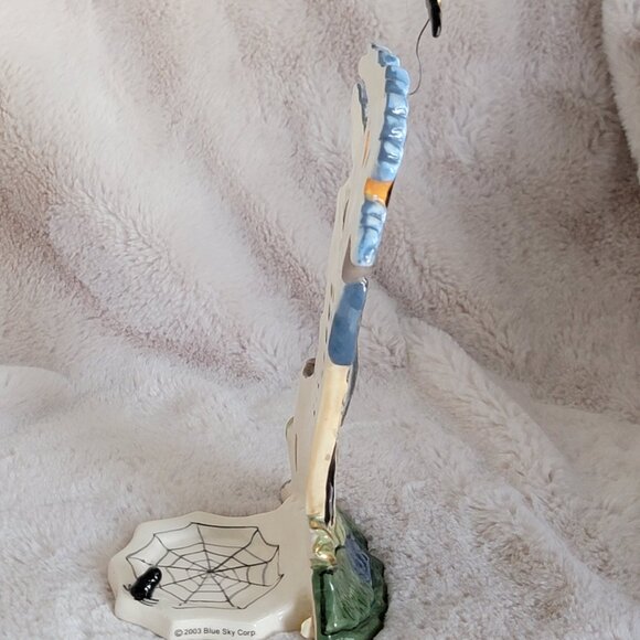 2003 Blue Sky Clayworks Halloween Just Batty House Heather Goldminc Tea Candle - Picture 10 of 16